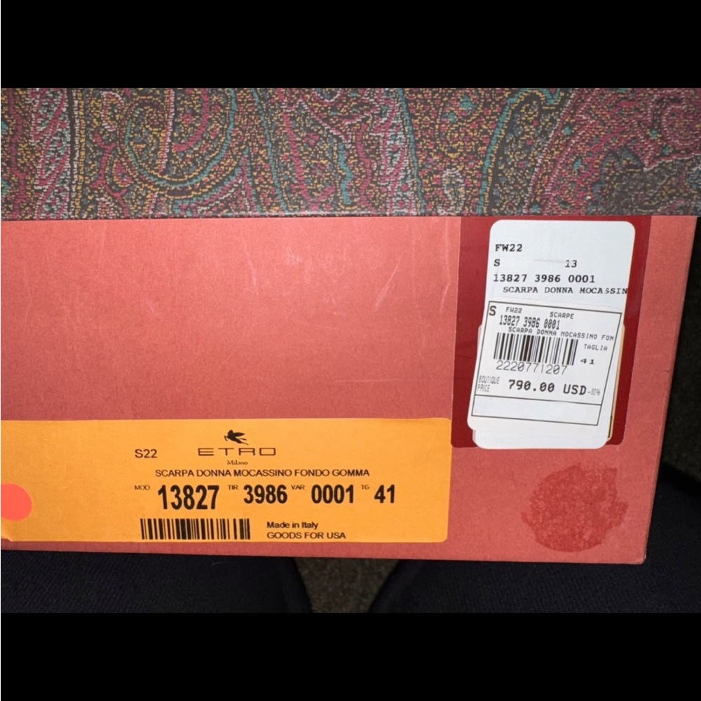 Etro Leather Black Loafers Brand New - Picture 7 of 8